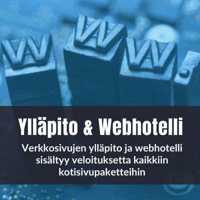 Kotisivujen ylläpito ja webhotelli sisältyy hintaan • Laurentium Oy • Tampere